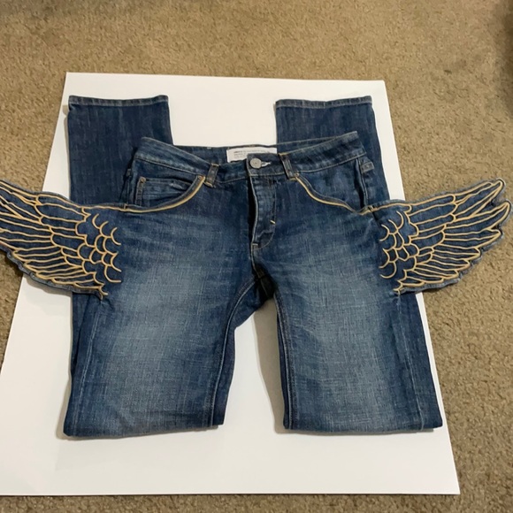 Adidas x Jeremy Scott wings denim jeans rare find 27 - Picture 2 of 13